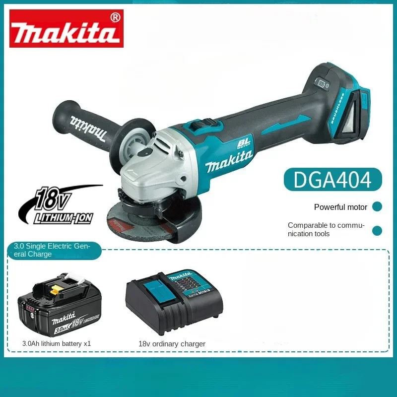 Makita DGA404Power tools rechargeable polishing machine polishing machine polishing and cutting 18V angle grinder Electric Tools