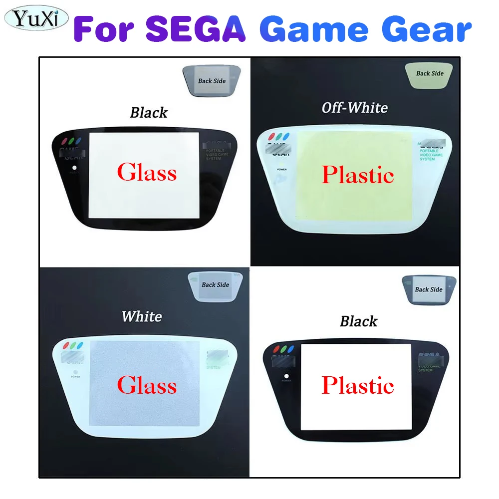 

1Pc For Sega Game Gear GG Plastic Glass Tempered Protector Screen Lens Cover LCD Screen Lens Panel Replacement Accessories