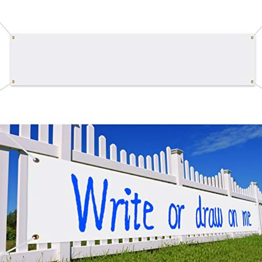 

Large Blank Banners And Signs Polyester Oxford Cloth Sublimation Banner To Decorate With Hanging Rope For Indoor Wall Outdoor E