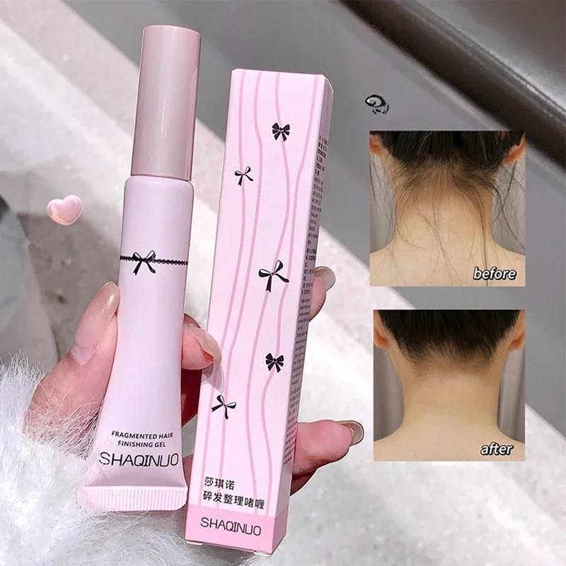 1PC Broken Hair Finishing Styling Gel Stick Brush Anti-Frizz Wax Long Lasting Smooth Quickly Tidy Up Ponytail Messy Short Hairs