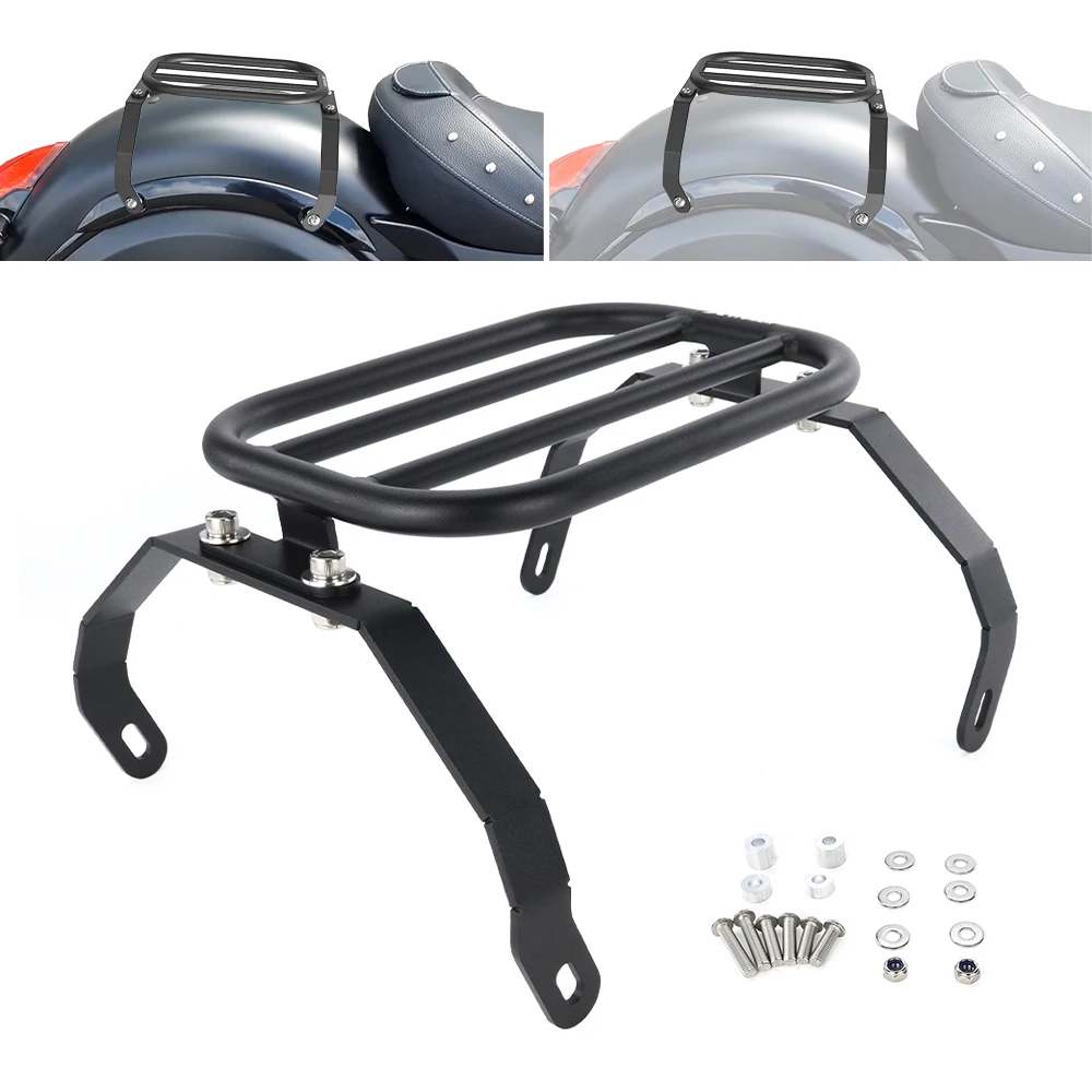 

Fit For Indian Chief CHIEFTAIN SPRINGFIELD ROADMASTER Motorcycle Rear Luggage Rack Carrier Case Top Box Support Holder Bracket