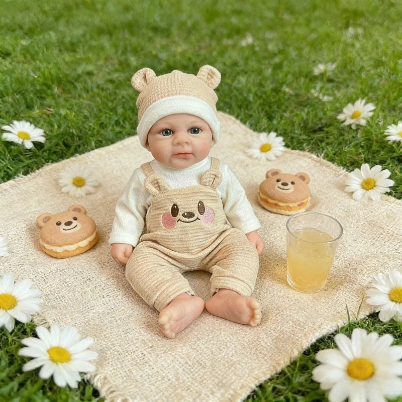 

12inch 30cm Lifelike Real Picture Full Solid Silicone Body Reborn Elijah