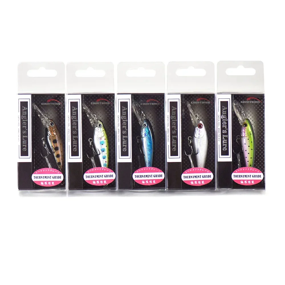 Señuelo Minnow Shad para Trucha – Plástico Duro, 52 mm - imagen 4