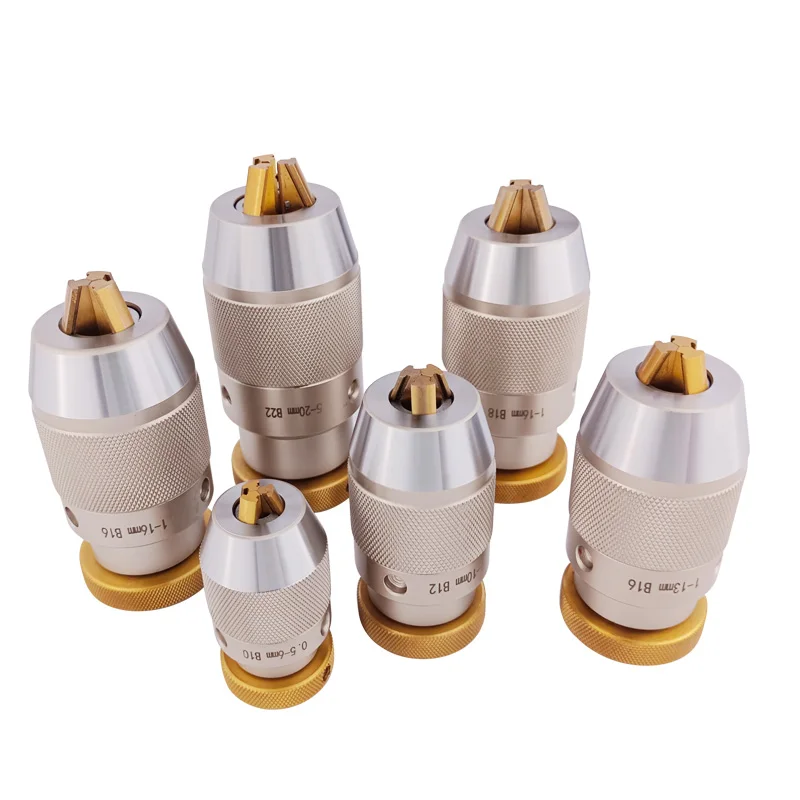 B10 B12 B16 B18 B22 1-10 1-13 1-16mm Selbstspannendes Bohrfutter für MT1 MT2 MT3 MT4 C6 C8 C12 C16 C20 R8 Morse Drehspindel – Detail 2
