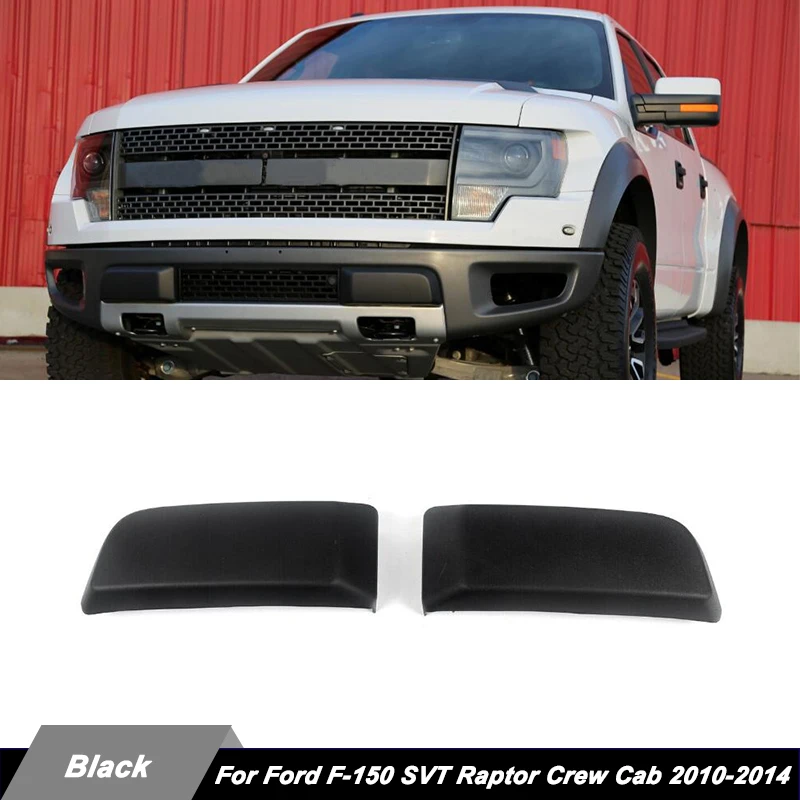 

MAGICKIT Black Fit For Ford F-150 SVT Raptor 2010-2014 Bumper Cover Guards AL3Z17E810A, AL3Z17E811A Car Accessories tools