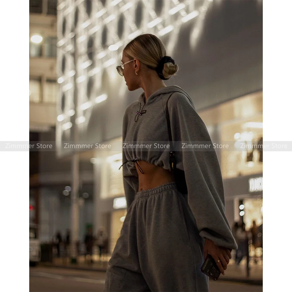 

Casual sweatpants stretch trousers high waist loose sweatpants women hundred harness trousers 24 spring and summer new