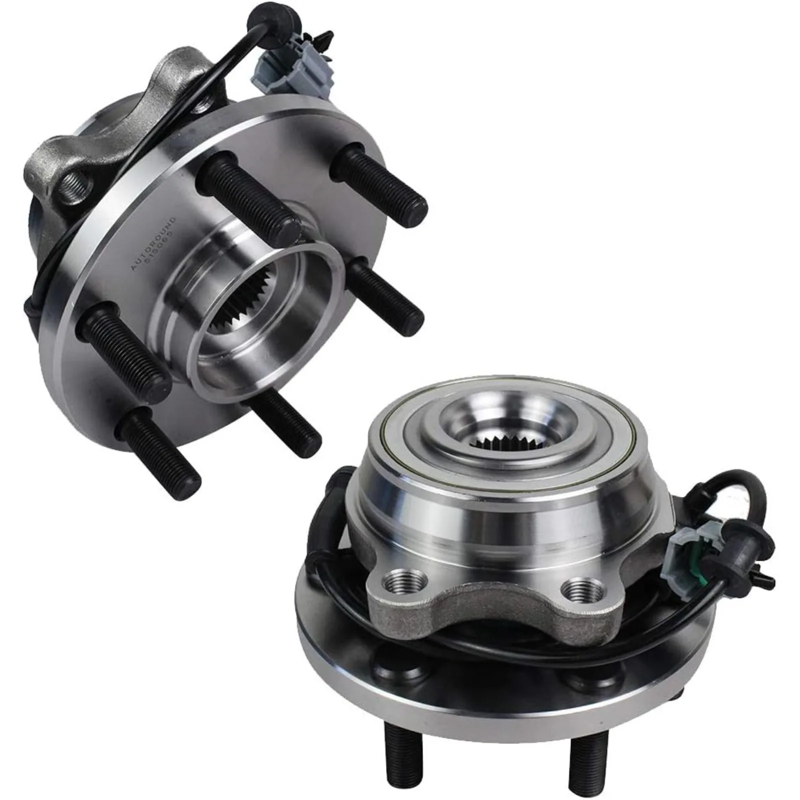 US  2 Pack 4WD Front Wheel Hub and Bearing Assembly 515065 Fit for 4x4 Nissan Frontier Xterra 05-18, Pathfinder 05-12,