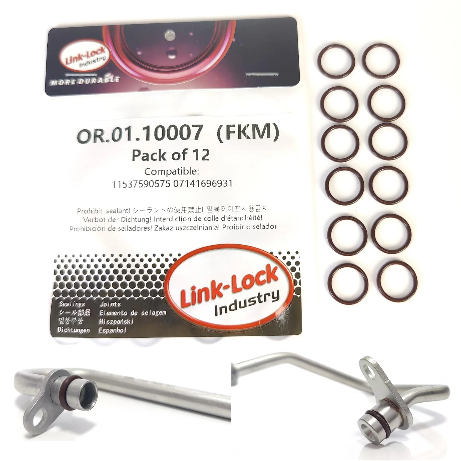 12PCS Fkm Viton OR.…