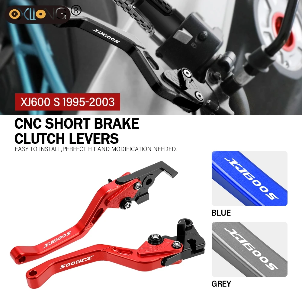 

CNC Motorcycle Short Brake Clutch Levers Accessories Parts For YAMAHA XJ600S 1995 1996 1997 1998 1999 2000 20021 2002 2003