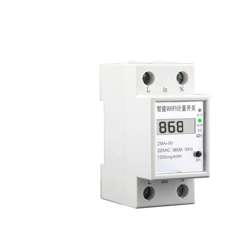 

WIFI Smart Home Meter APP Timing Voice Control Electrical Power Consumption Smart Meter