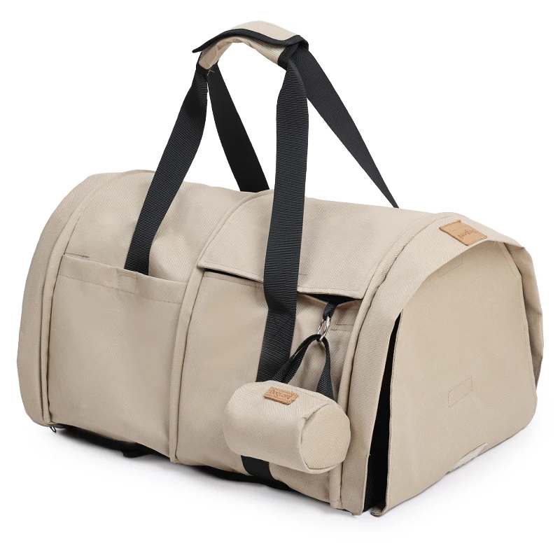 2-in-1 Pet Carrier Backpack & Tote Bag – Multi-functional Travel Bag for Dogs&Cats Airline Approved Car Seated Dog Carrier Purse