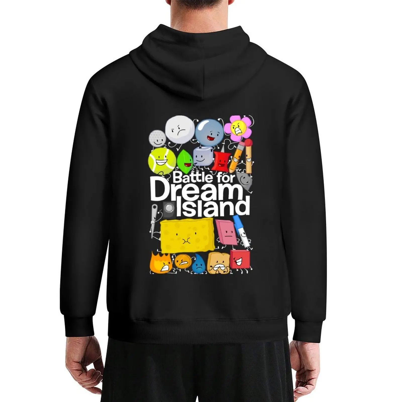 

BFDI Poster Black Hoodie men's clothes autumn clothes mens clothes winter new features of hoodies & sweatshirts