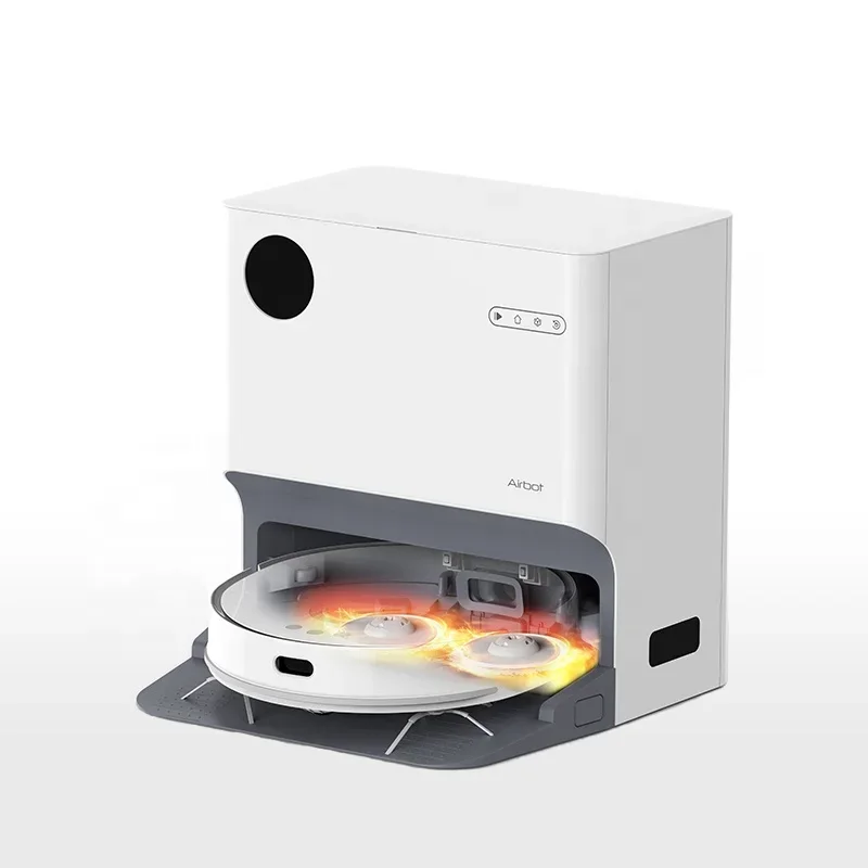 Robot aspirador Airbot L107S, recarga automática, lavado automático en seco a 60 grados, 30 días de limpieza manual