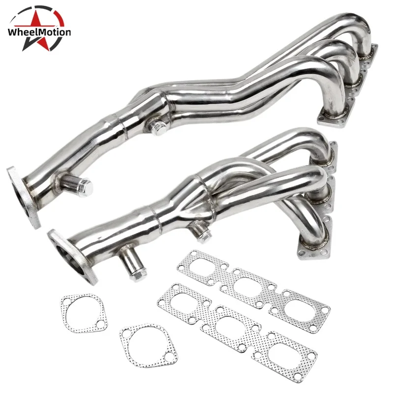

Stainless Steel Exhaust Manifold Header For BMW 325Ci 330Ci Z4 02-05 2.5L 2.8L 3.0L E46 325 330 1998-2006