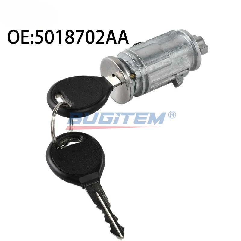

New 5018702AA Car Ignition Switch & Lock Barrel Cylinder With 2 Keys 68027525AA US285L 924709 For DODGE RAM DURANGO 2002-2008