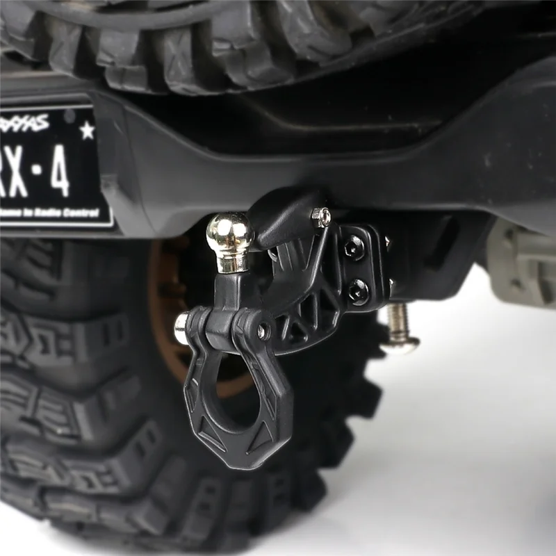 A44U 4PCS RC Auto Aggiornamento Gancio di Traino Gancio di Traino Per 1/10 1/8 TRX4 SCX10 KM Serbatoio 300 RC Auto Accessori di Aggiornamento