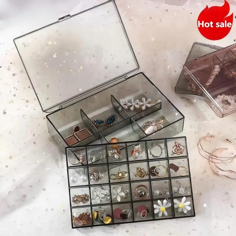 

Stylish and Practical Jewelry Storage Box, Large-Capacity Organizer for Rings, Earrings and Necklaces