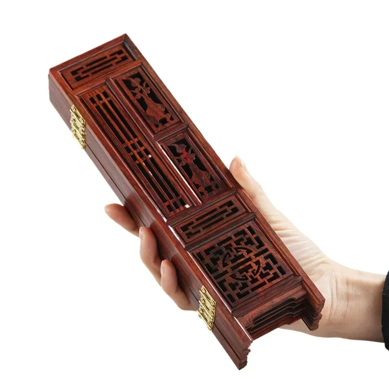 Carving handicrafts Ming and Qing classical miniature furniture model red sandalwood red rosewood