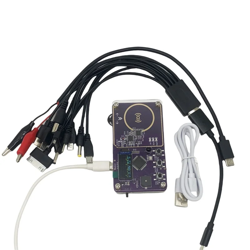 【Cable USB-C】 Probador de control remoto de detección de llaves de automóvil, detector de frecuencia de voltaje de salida ajustable (0-999 Mhz) Detección remota Rf