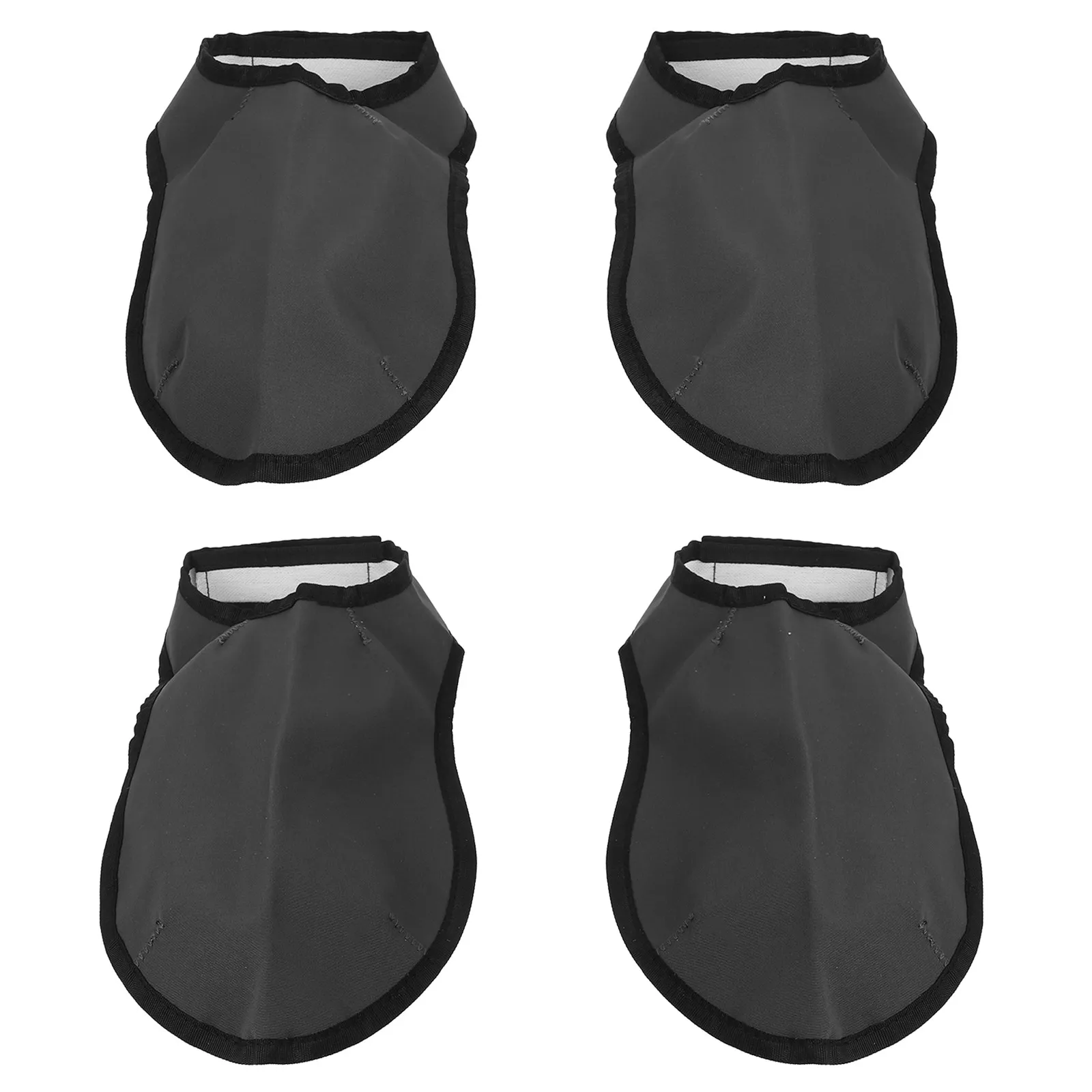 

4Pcs Hair Cutting Shoe Covers for Barbers Reusable Fabric Protector Against Hair Fragments Salon Shoe Cloaks for Stylists and