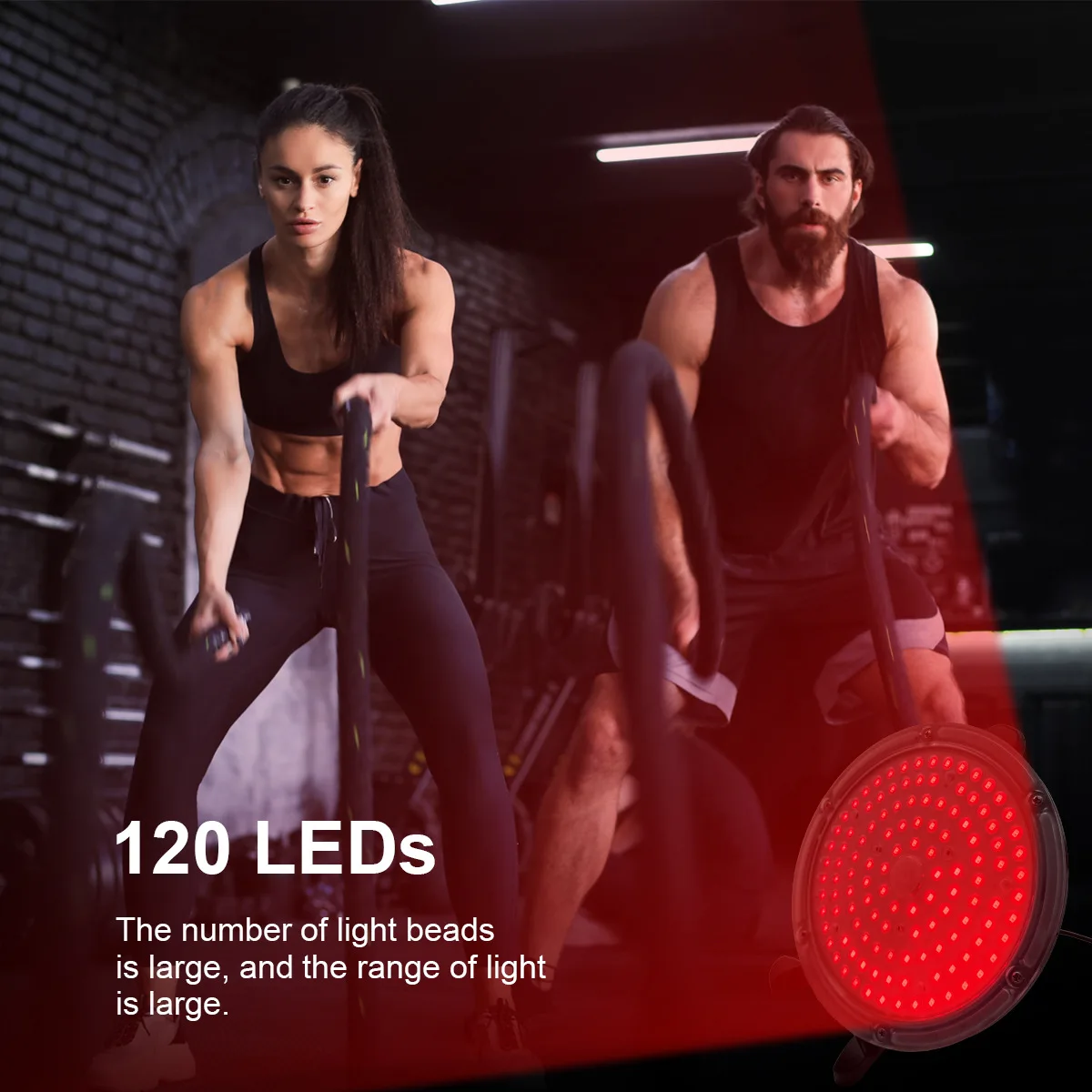 Portable LED Red Light Therapy Device 660nm Desk Lamp with Stand/Hanging Kits Anti Wrinkle Face Treatment for Home Use