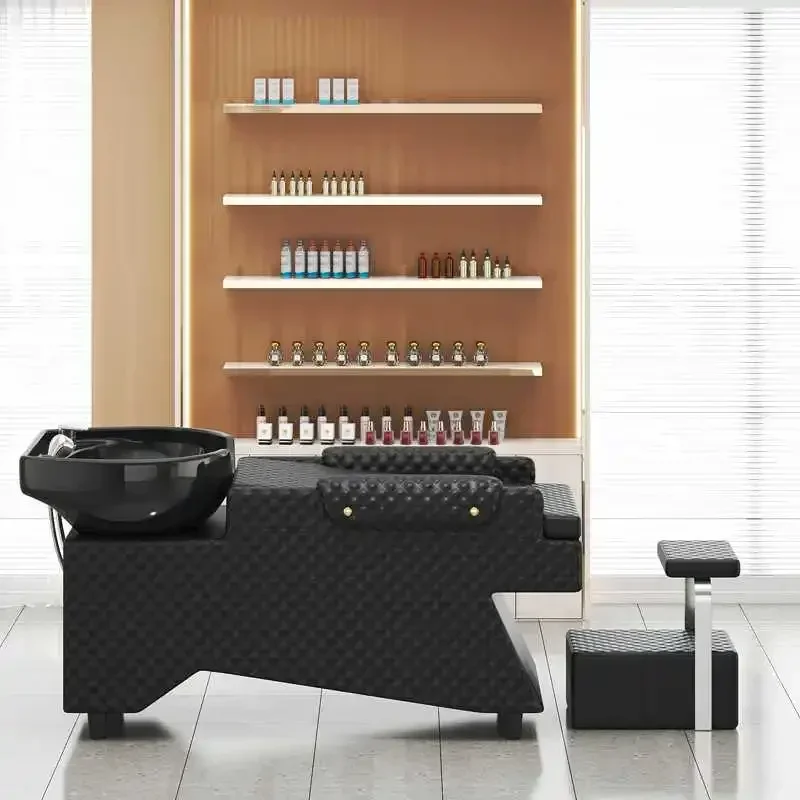 

Luxury Modern Shampoo Chair Beauty Salon Head SPA Hair Washing Chair Comfortable Silla De Lavado De Cabello Salon Furniture