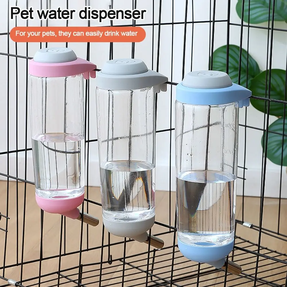 350/500ml Automatic Drinking Water Fountain Pet Dog Guinea Pig Squirrel Rabbit Licking Hanging  Water Feeder Bottle