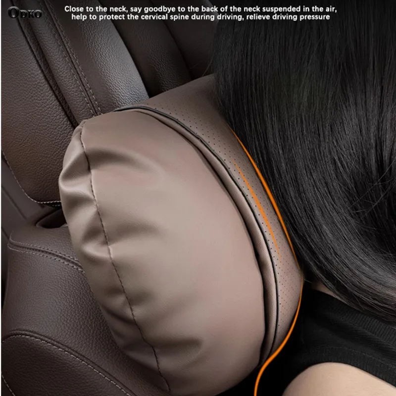 Car Seat Headrest Restraint Auto Safety Head Neck Rest Relax Pillow For Mercedes Benz W205 W206 W211 W212 W213 W214 C E Class