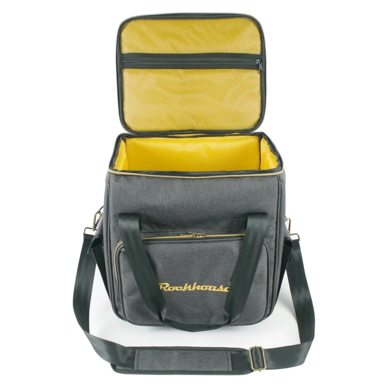 

12-inch LP Record Bag Portable Vinyl Storage Case - Large Capacity for Vinyl Records & CDs, Shoulder/Handheld Design