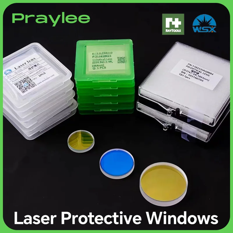 Janelas Protetoras para Corte a Laser Lente de Proteção a Laser de Fibra Raytools Wsx 279×41 249×15 211lcg0037