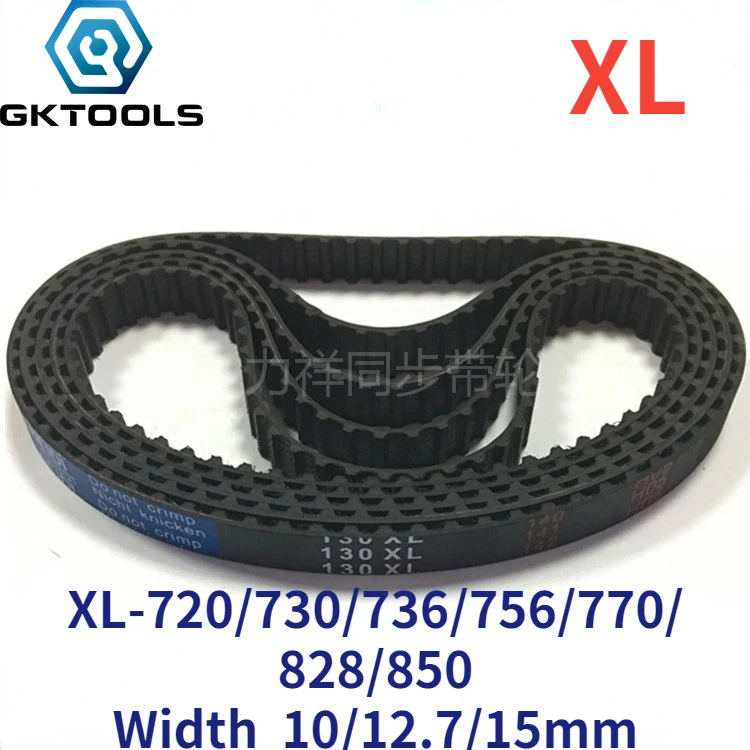 GKTOOLS 720/730/770/850 XL Timing Belt Width 10/12.7/15mm Perimeter 1828.8/1854.2/1955.8/2159mm Rubber Belt Inch trapezoid