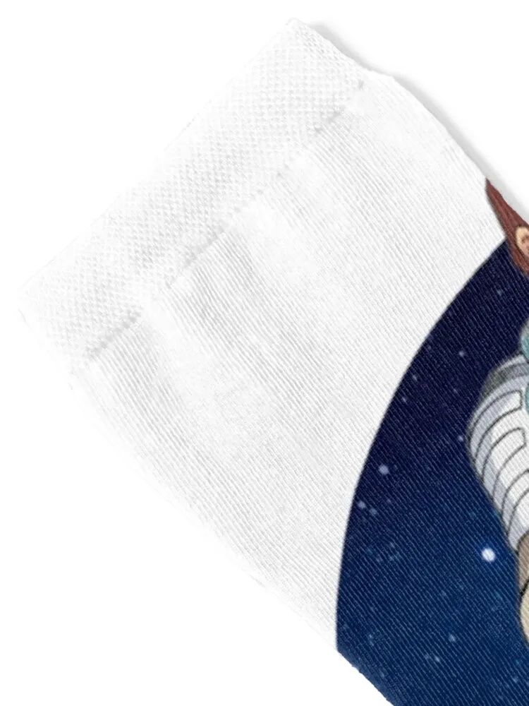 Capitaine Flam (Captain Future) Socks Stockings compression luxury Non-slip retro Socks Women Men's