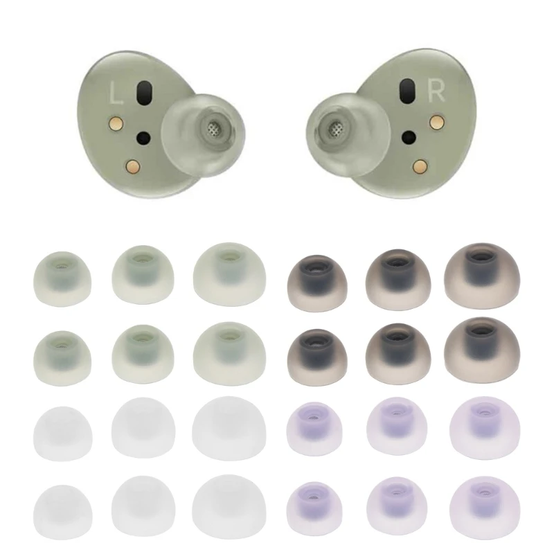 Almohadillas para los oídos DX62 para SM-R177 Buds2, almohadillas repuesto para auriculares, tapones para los oídos, 3