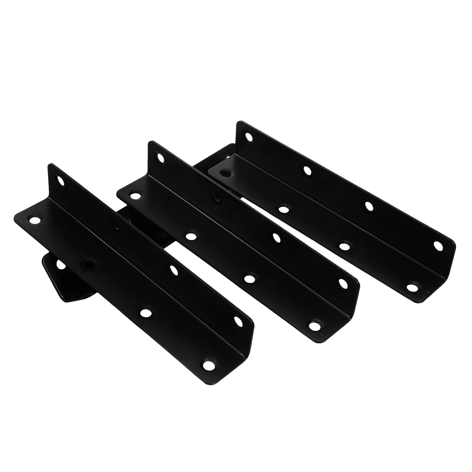 

4pcs Long Strip Corner Braces Heavy Duty Metal L-Shape Shelf Bracket Right Angle Connector For Cabinet Wardrobe Furniture