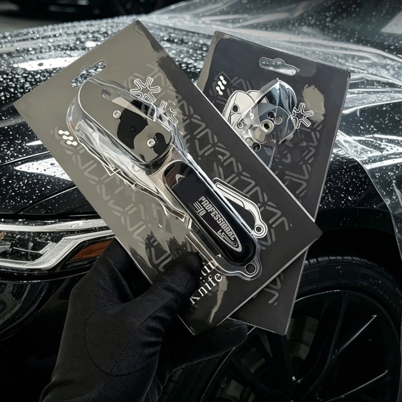 Professional Single/Double Head Car Wrap Film Cutter with Invisible Blade for Precise Cutting Without Scratching Paint view 6