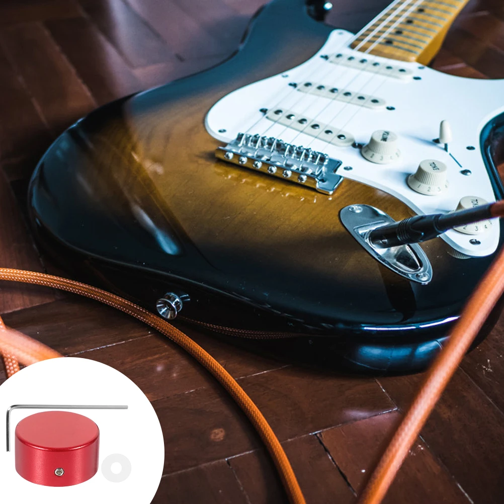 

Metal Guitar Pedal Cap Durable Compact Design Reusable Footswitch Topper Accessories Guitar Effect Pedal Parts