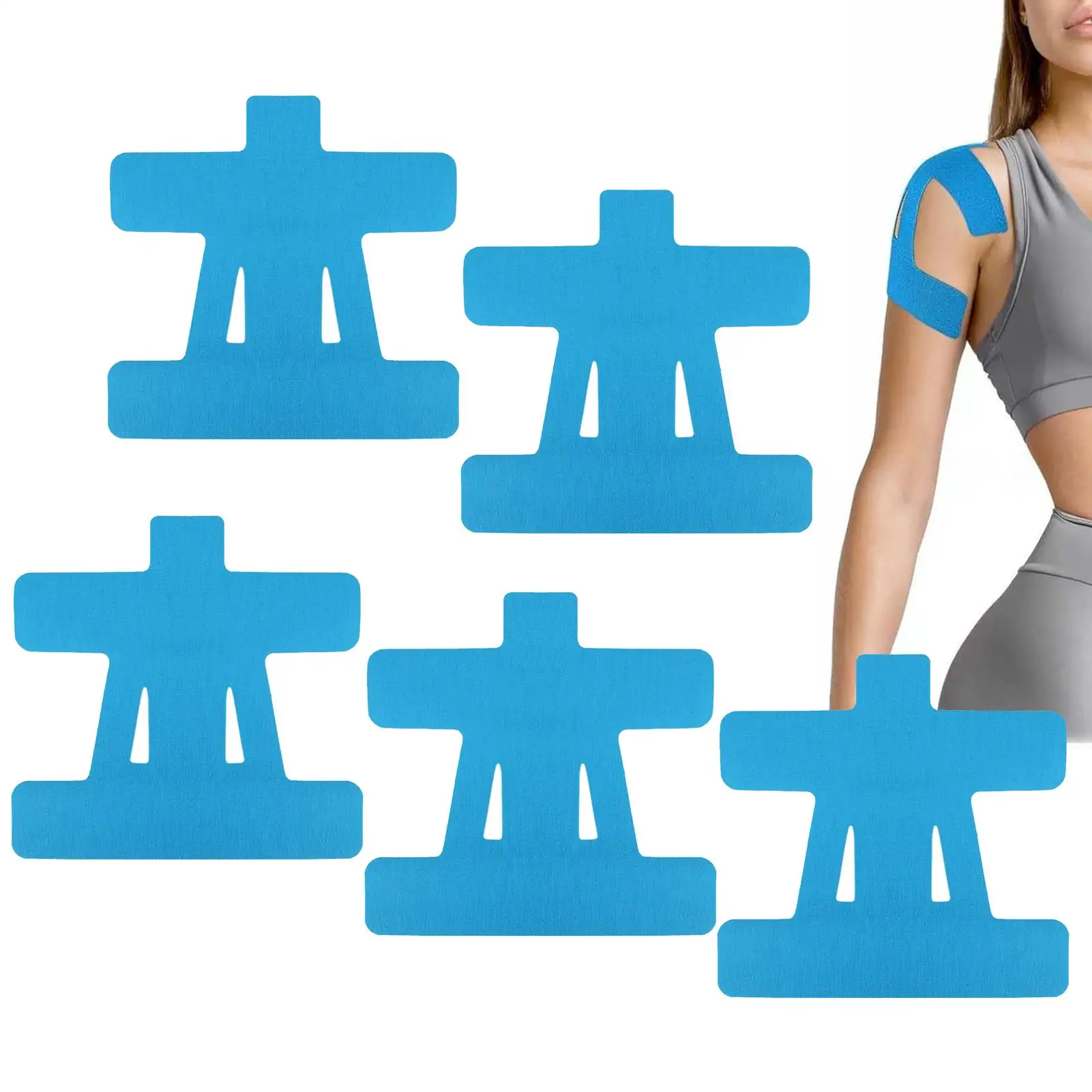 

Кинезиологическая лента для плеч, эластичная лента для поддержки плеч, полоски для спортивного восстановления, дышащие для мужчин, женщин, подростков, мальчиков