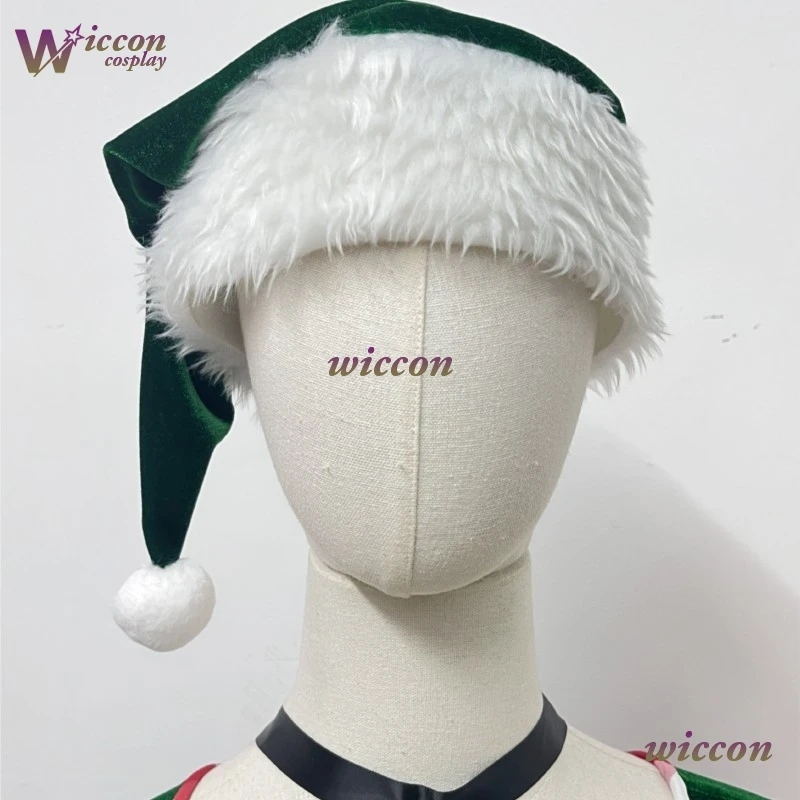 فستان WuHu Navidad لعيد الميلاد قزم زي تنكري مثير لحفلة الهالوين أحمر أخضر نويل disfraz حفلة رأس السنة 2026 فستان #5