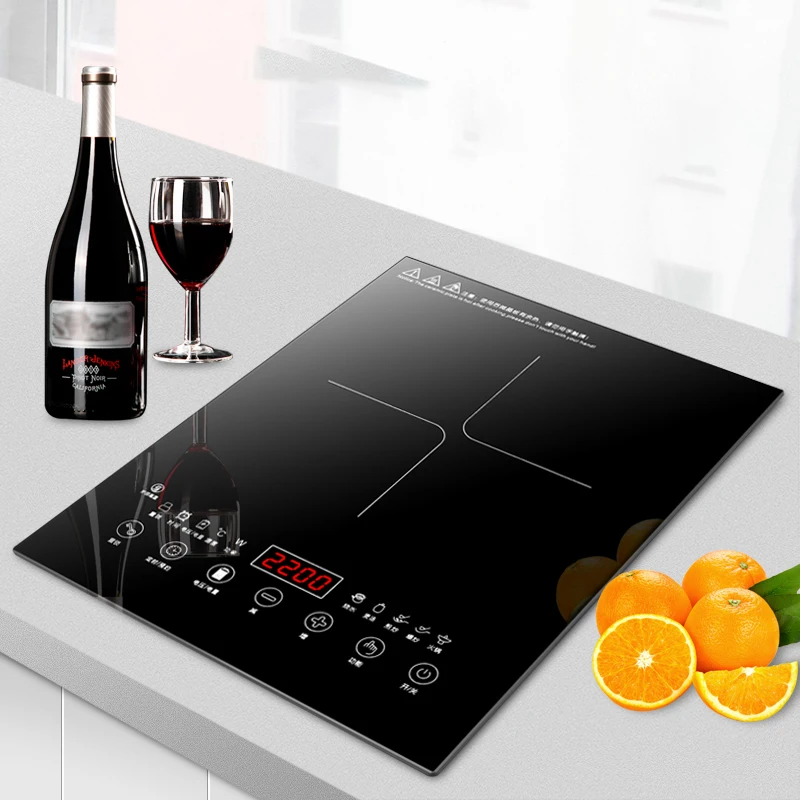 

Встраиваемая индукционная плита, одна плита, бытовая мощная электрическая керамическая плита для жарки, инкрустированная, настольная