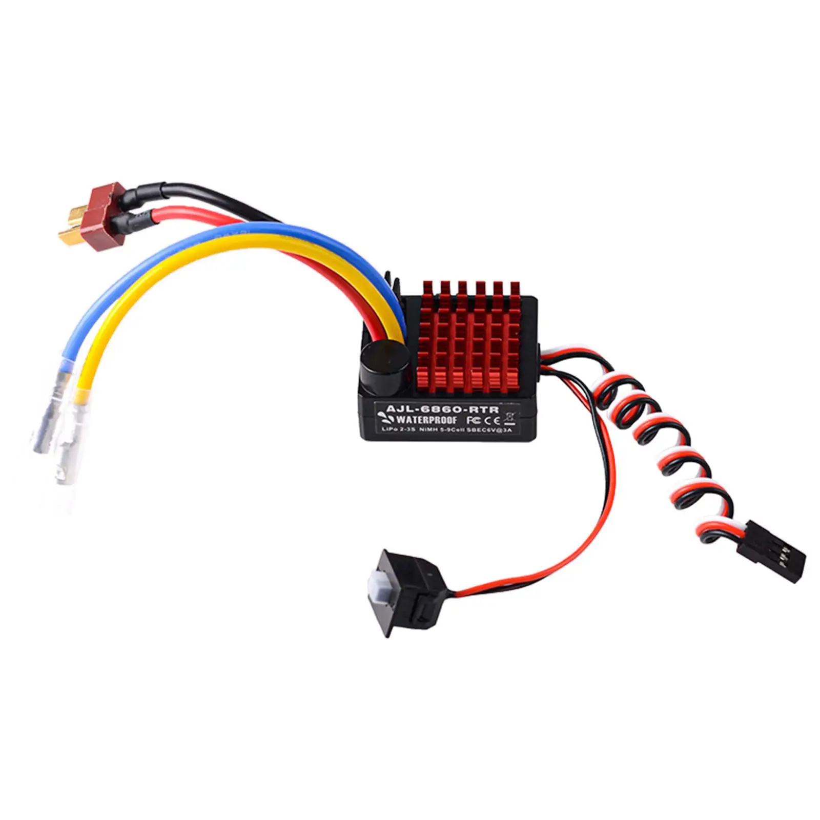 60a elektrischer Drehzahl regler Elektronen drehzahl regler Temperatur regelung RC Modell autoteile RC Esc für DIY Raupen auto