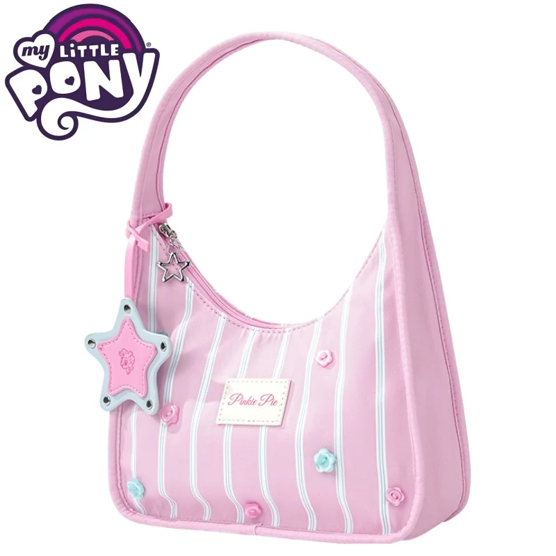 

New My Little Pony Shoulder Bag Cartoon Pinkie Pie Storage Bag Large Capacity Portable Storage Holiday Gift Commuting