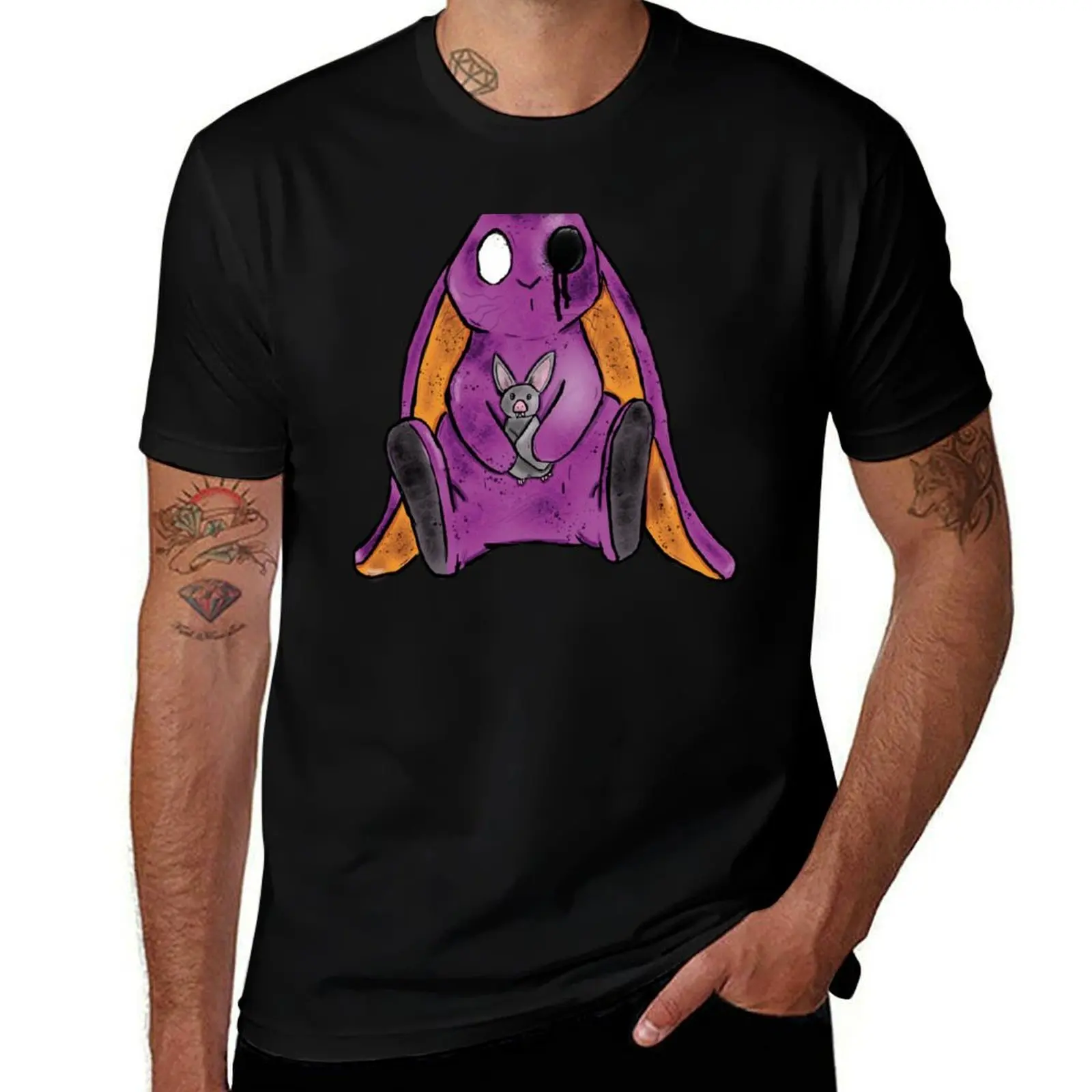 

Spooky rabbit T-Shirt oversize t-shirts man plus size clothes Anime t-shirt summer tops mens white t shirts