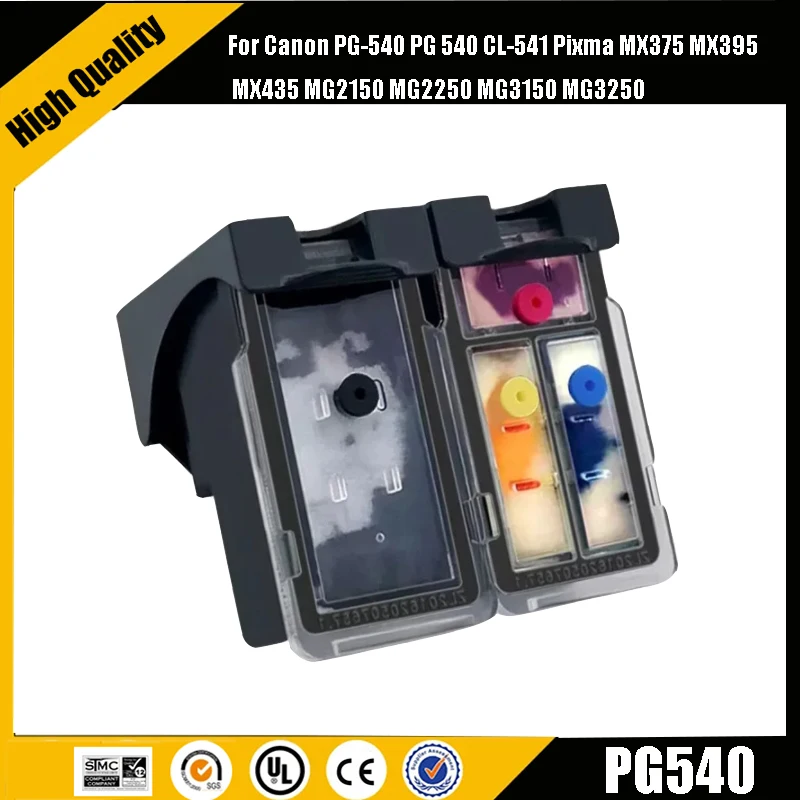 einkshop PG-540 CL-541 PG540 CL541 Ink Cartridge Refillable CISS Compatible for Canon Pixma MG4250 MG3250 MG3255 MG3550 MG4100