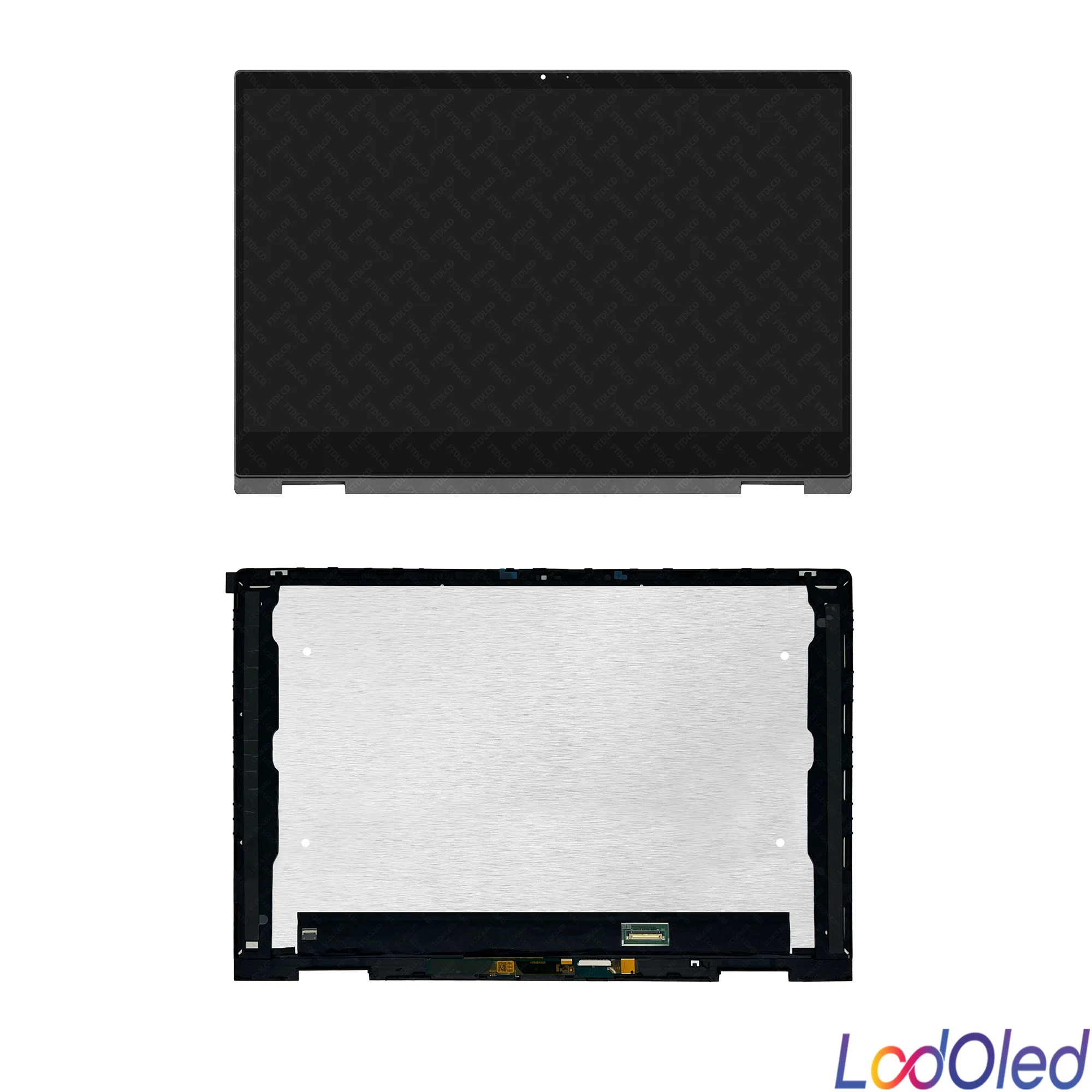 Imagem -06 - Montagem de Tela Sensível ao Toque Lcd Digitalizador com Moldura Fhd Preto 15.6 N48155001 para hp Envy X360 em 15z-fh000 1920x1080