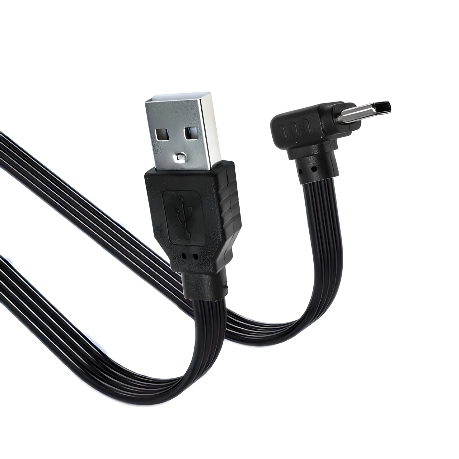 0,3 M USB-C Typ C Männlich BIS Unten Links Rechts Abgewinkelt 90 ° zu USB 2,0 Männlichen Daten Kabel USB typ-c Flache Kabel 0,1m