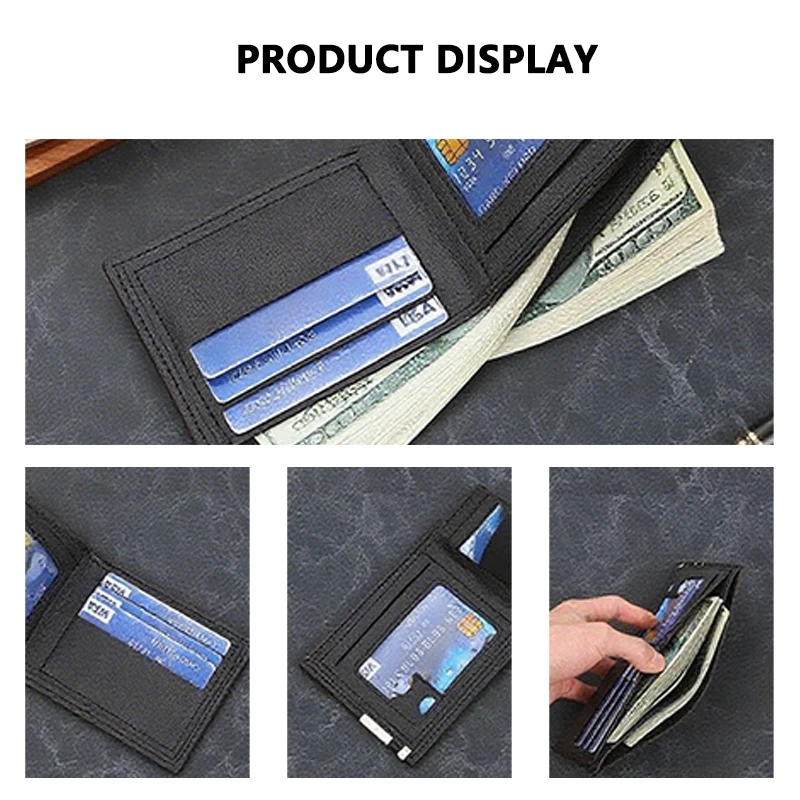 جديد الرجال المحفظة متعددة الوظائف موضة عادية رسم بطاقة المحفظة حاملي بطاقات لبيجو 206 307 308 3008 207 208 407 508 2008 #4