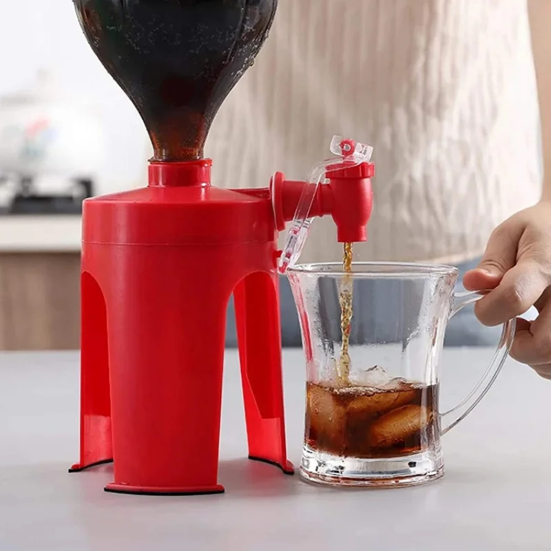 1pc Saver Soda Dispenser Dispense Bottle Tap Drinking Water Upside Down Coke Drink  Party Bar Drop Shipping