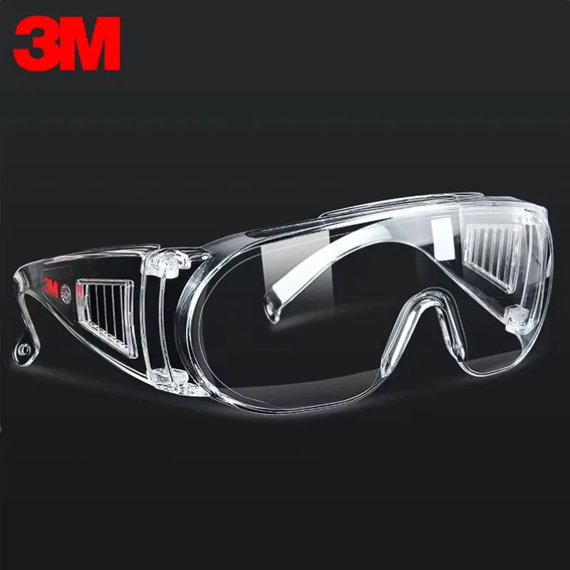 3M 1611HC Protective Glasses Genuine Security Safety Glasses Anti-Shock Anti-Scratch Flat Light Goggles