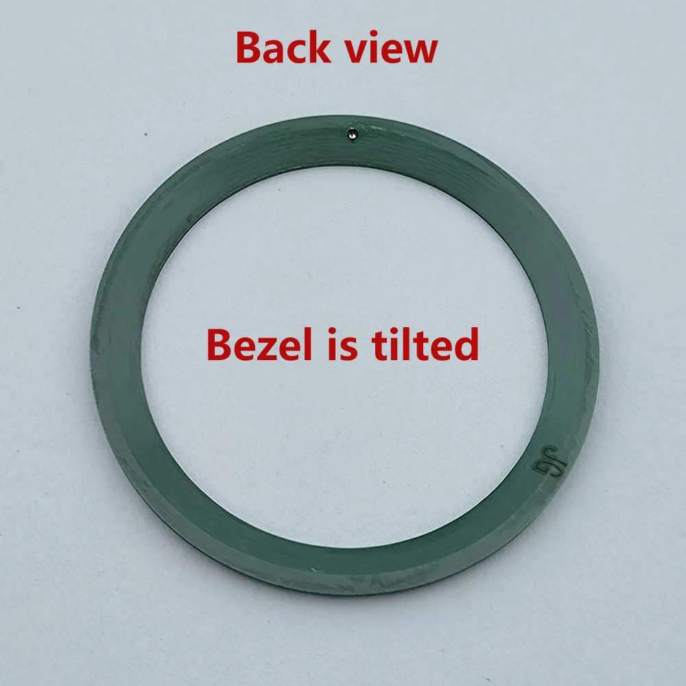 38mm ceramic High quality bezel green luminous insert bezel bezel is tilted for 40mm watch accessory repair tools