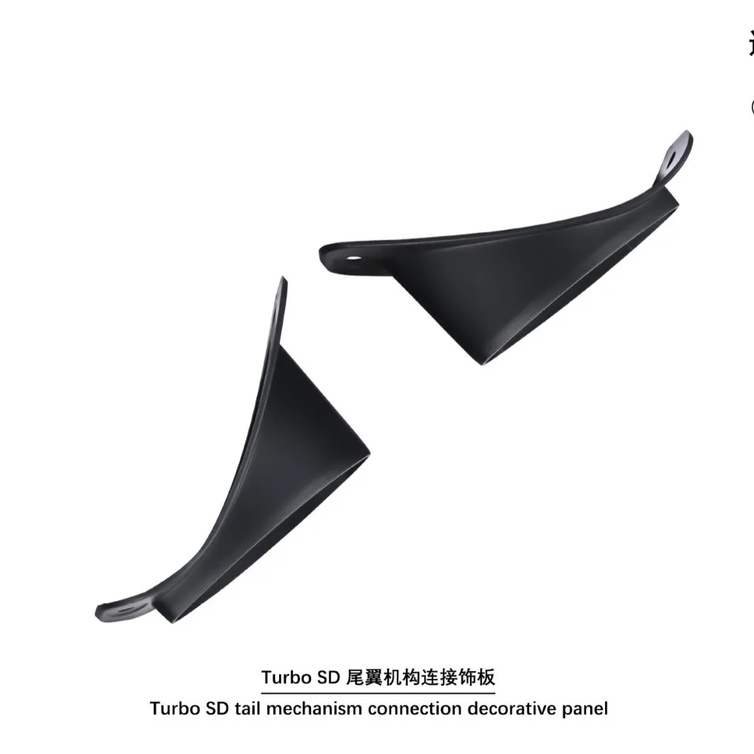 For 19-UP Porsche 911 992 Turbo SD Rear Wing Mechanism Connector Trim